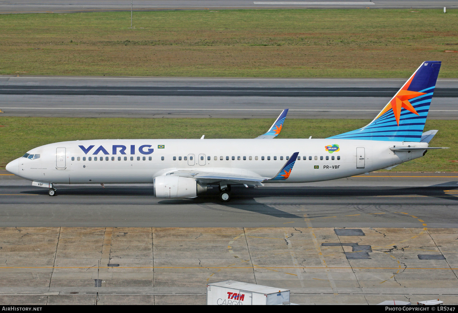 Aircraft Photo of PR-VBF | Boeing 737-8EH | Varig | AirHistory.net #328239