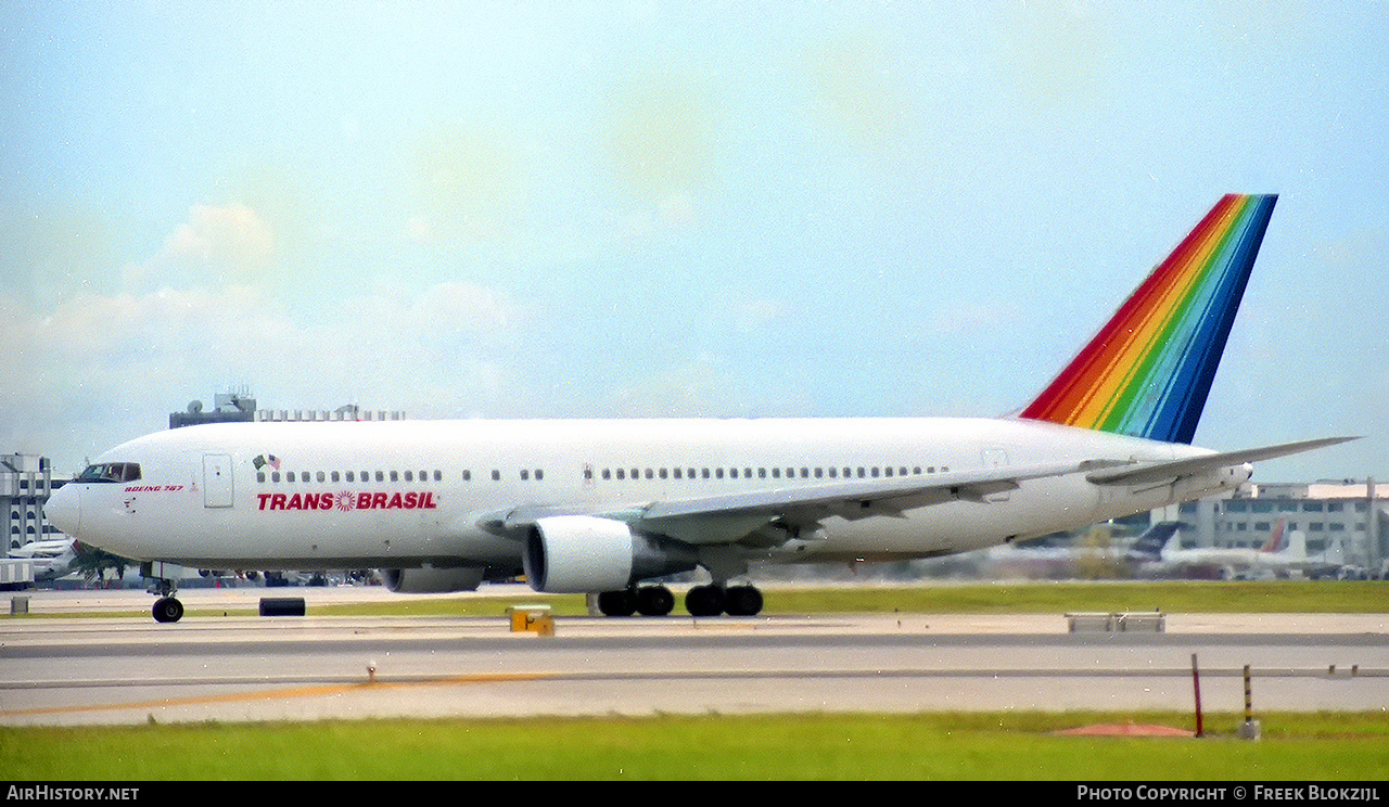 Aircraft Photo of N604TW | Boeing 767-231(ER) | TransBrasil | AirHistory.net #328261