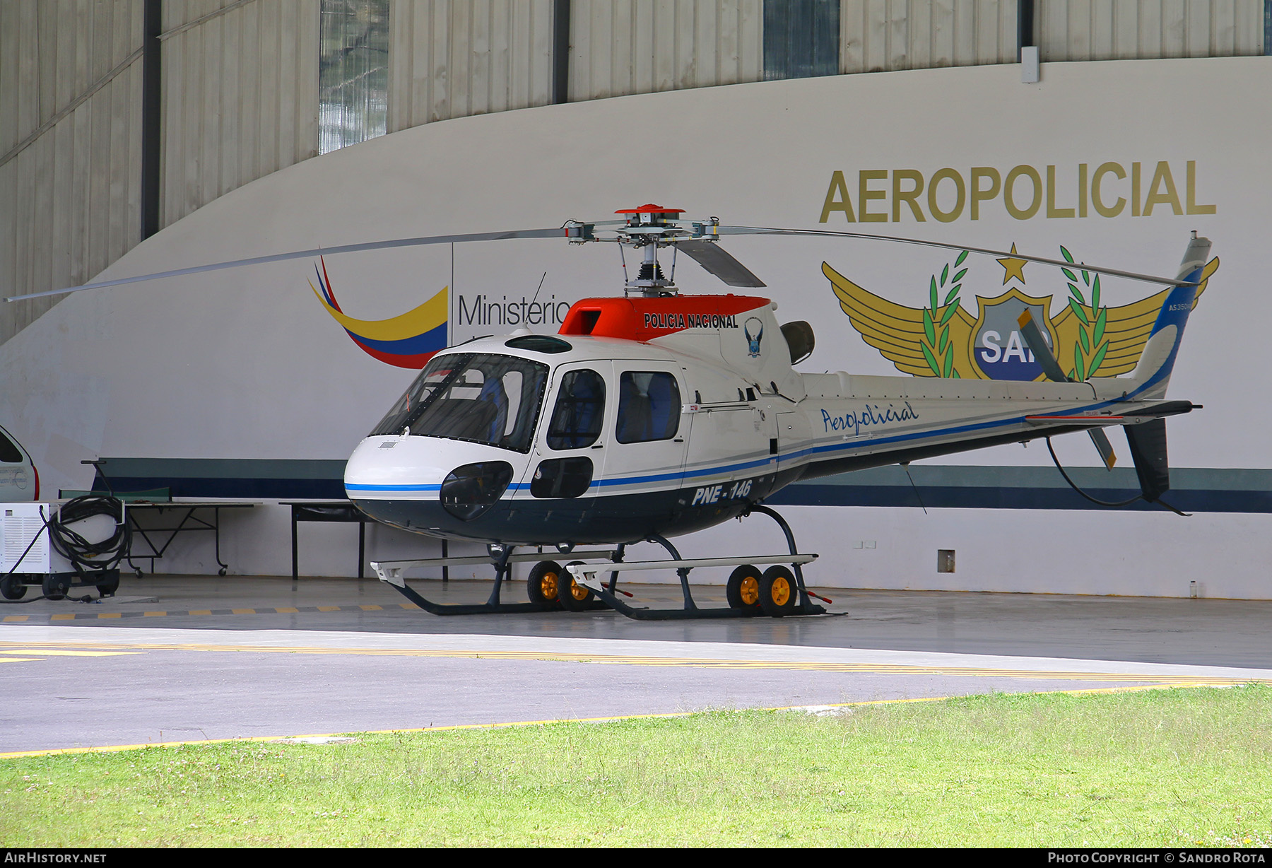 Aircraft Photo of PNE-146 | Eurocopter AS-350B-3E Ecureuil | Ecuador - Police | AirHistory.net #328262