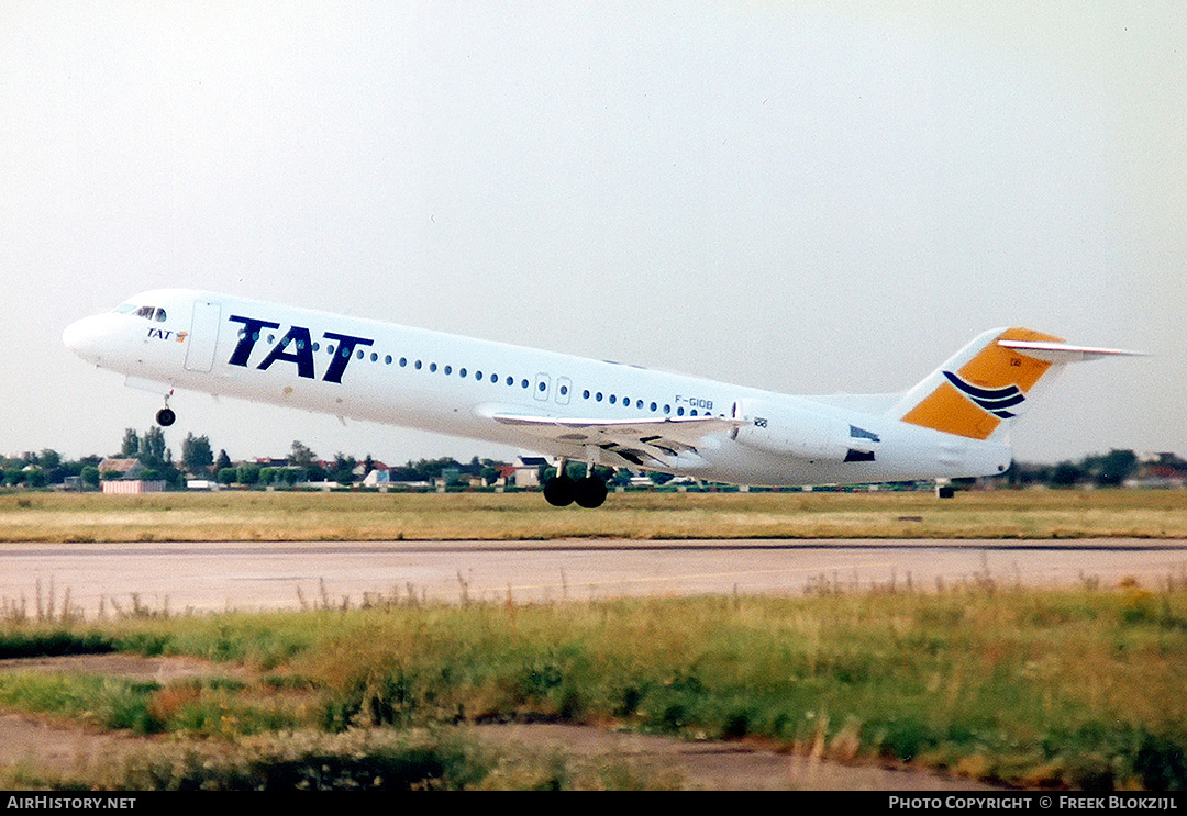 Aircraft Photo of F-GIOB | Fokker 100 (F28-0100) | TAT European Airlines | AirHistory.net #328266