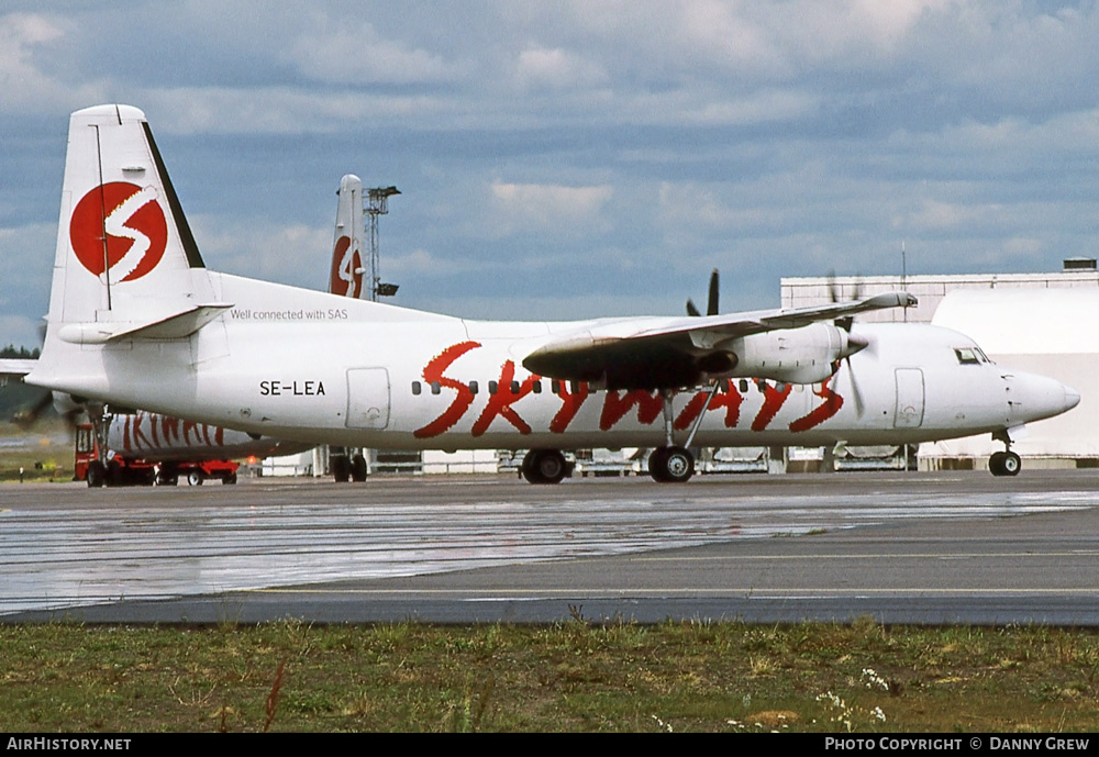 Aircraft Photo of SE-LEA | Fokker 50 | Skyways | AirHistory.net #328276