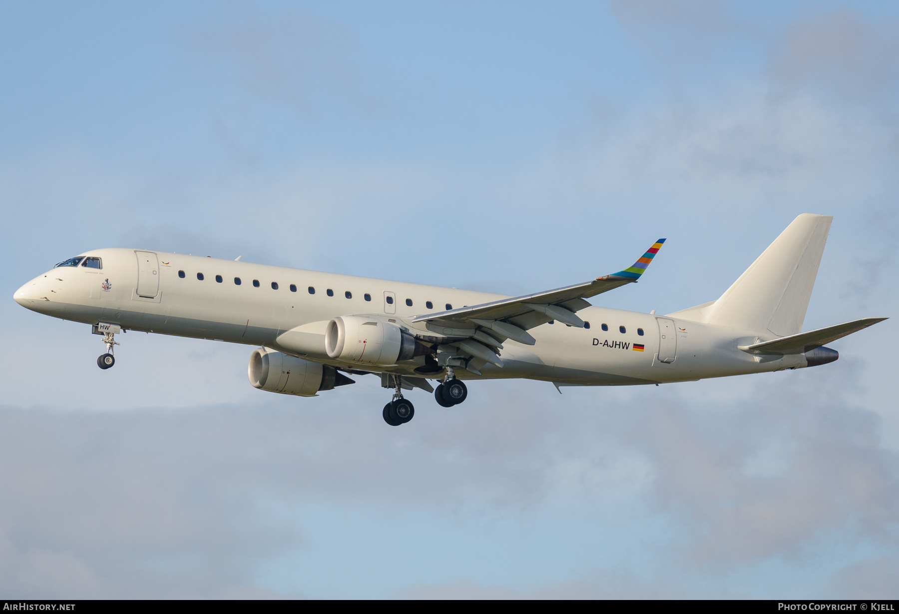 Aircraft Photo of D-AJHW | Embraer 190LR (ERJ-190-100LR) | German Airways | AirHistory.net #328282