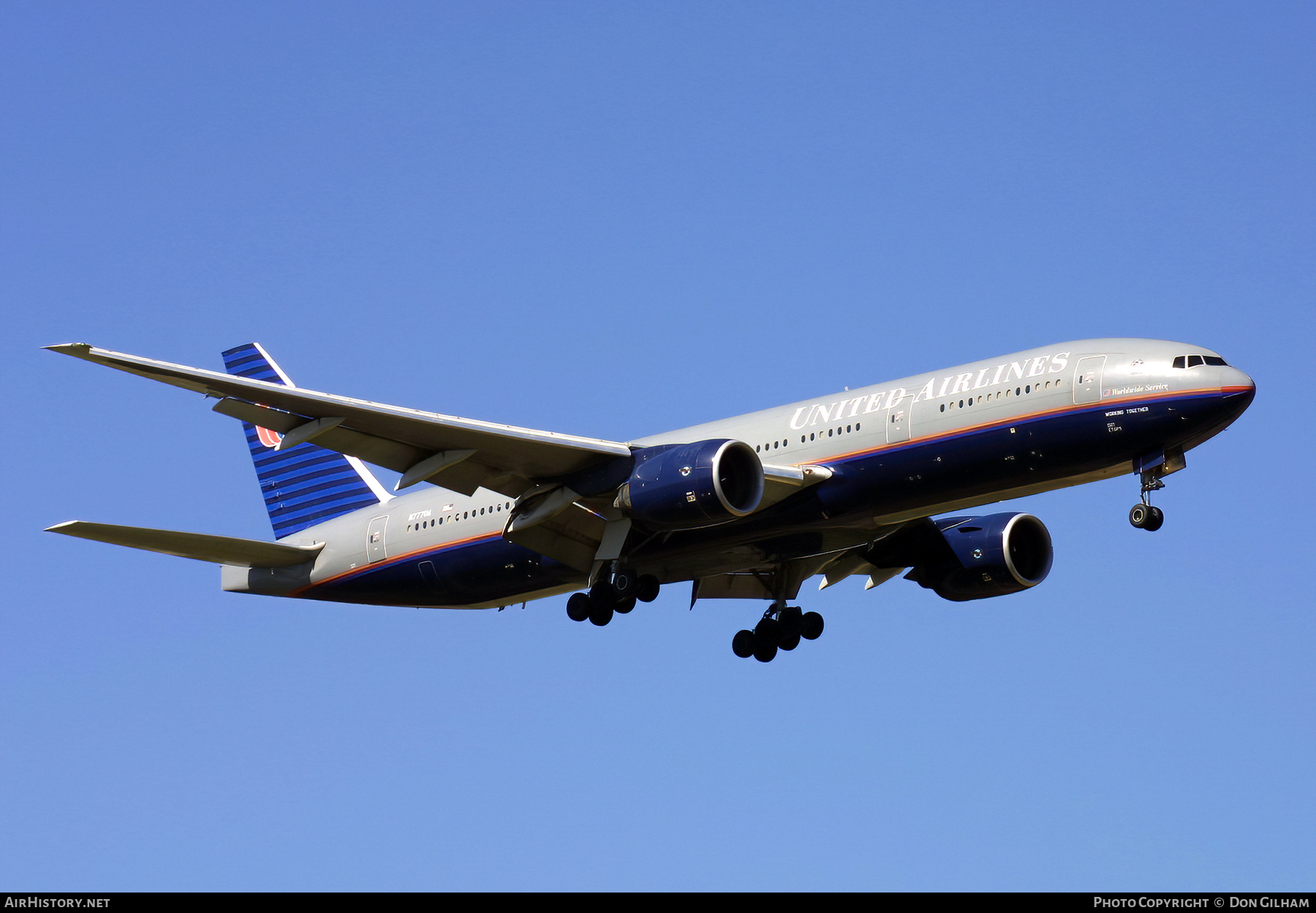 Aircraft Photo of N777UA | Boeing 777-222 | United Airlines | AirHistory.net #328311