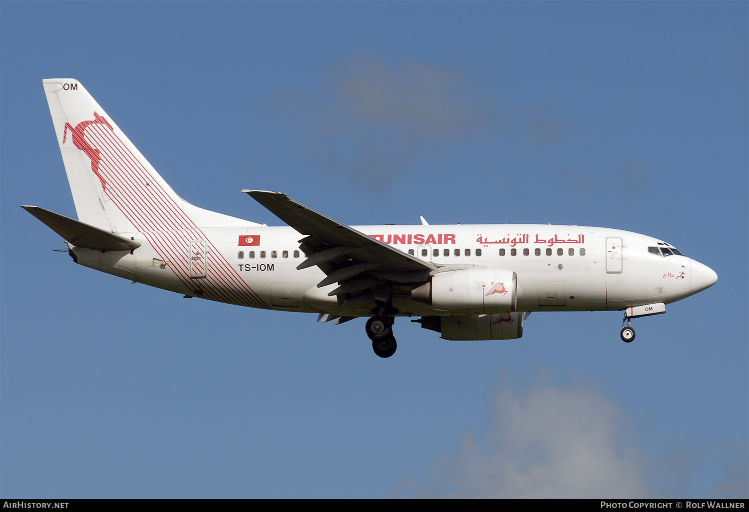 Aircraft Photo of TS-IOM | Boeing 737-6H3 | Tunisair | AirHistory.net #328326