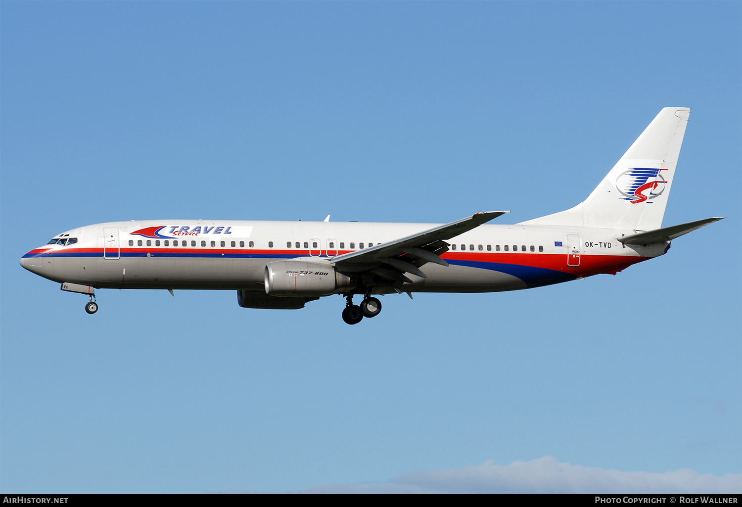 Aircraft Photo of OK-TVD | Boeing 737-86N | Travel Service | AirHistory.net #328328