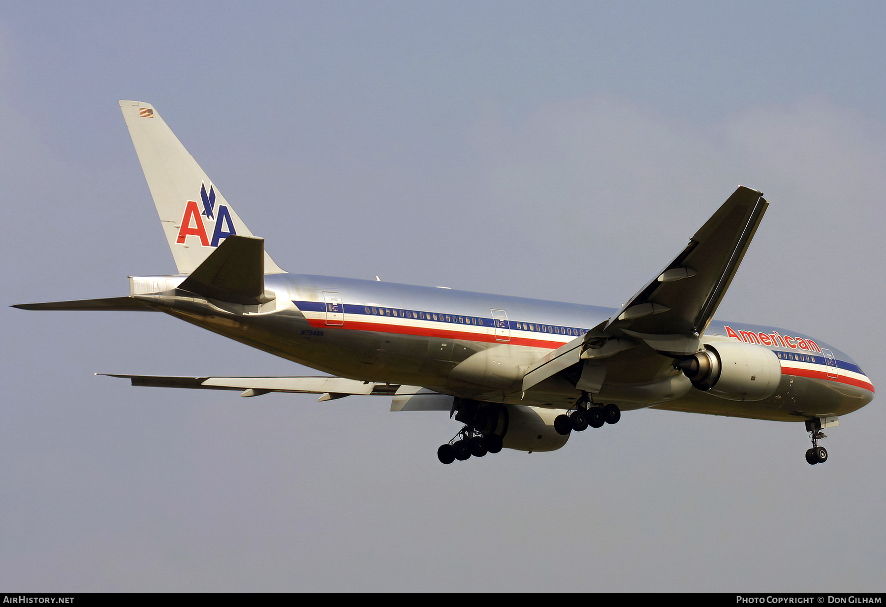 Aircraft Photo of N754AN | Boeing 777-223/ER | American Airlines | AirHistory.net #328347