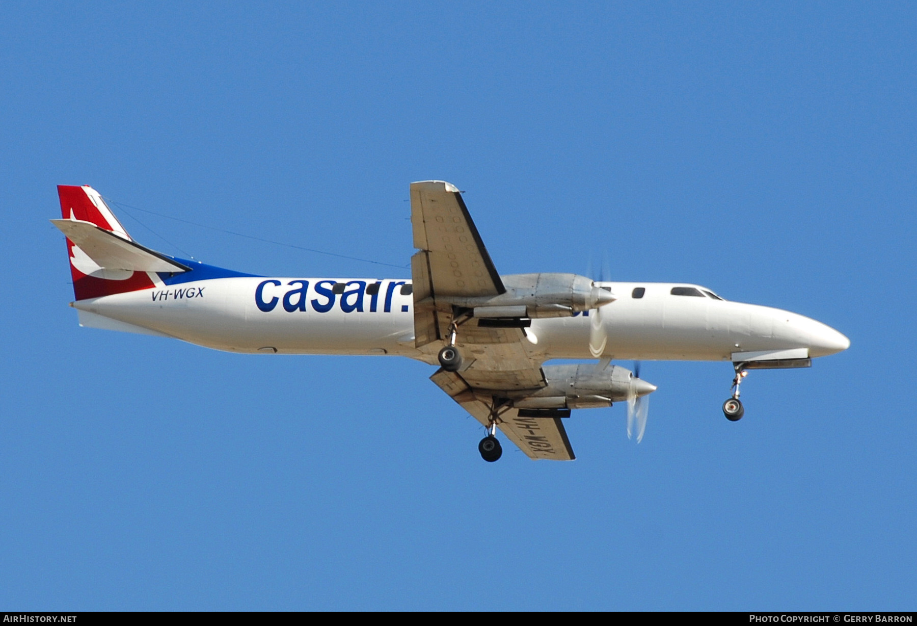 Aircraft Photo of VH-WGX | Swearingen SA-226TC Metro II | Casair | AirHistory.net #328356