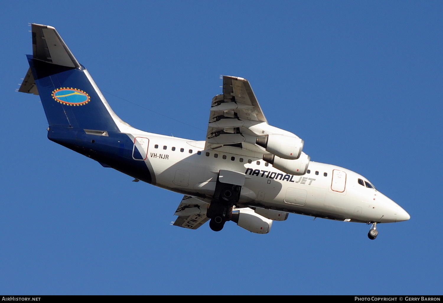 Aircraft Photo of VH-NJR | British Aerospace BAe-146-100 | National Jet Systems | AirHistory.net #328358