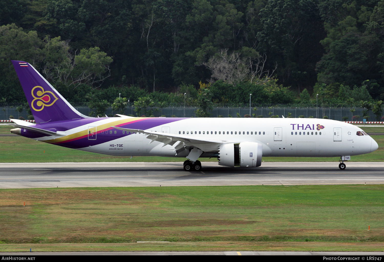 Aircraft Photo of HS-TQE | Boeing 787-8 Dreamliner | Thai Airways International | AirHistory.net #328363