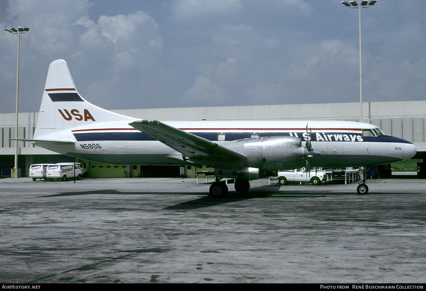 Aircraft Photo of N5806 | Convair 580 | US Airways | AirHistory.net #328371