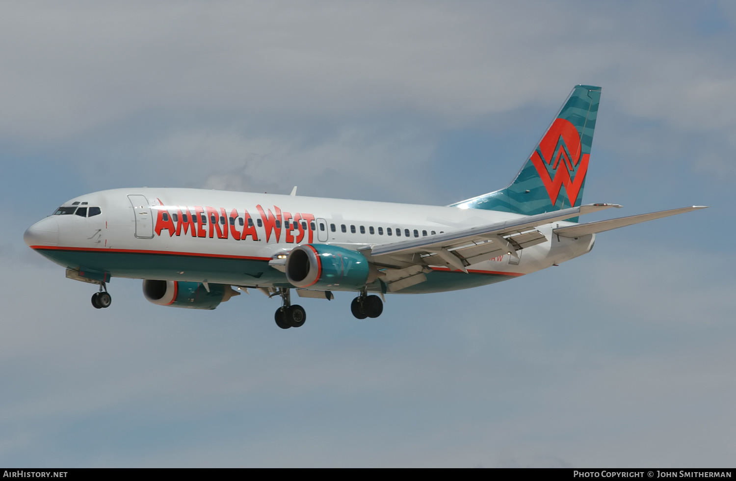 Aircraft Photo of N311AW | Boeing 737-3G7 | America West Airlines | AirHistory.net #328382
