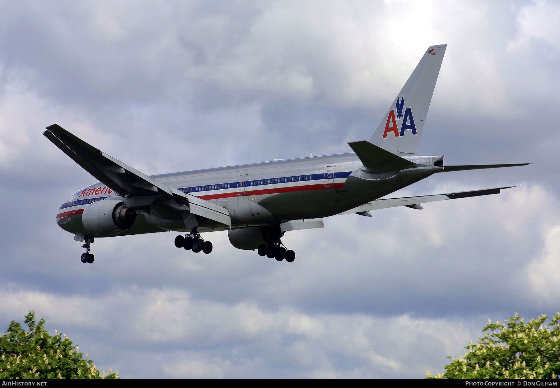 Aircraft Photo of N774AN | Boeing 777-223/ER | American Airlines | AirHistory.net #328388