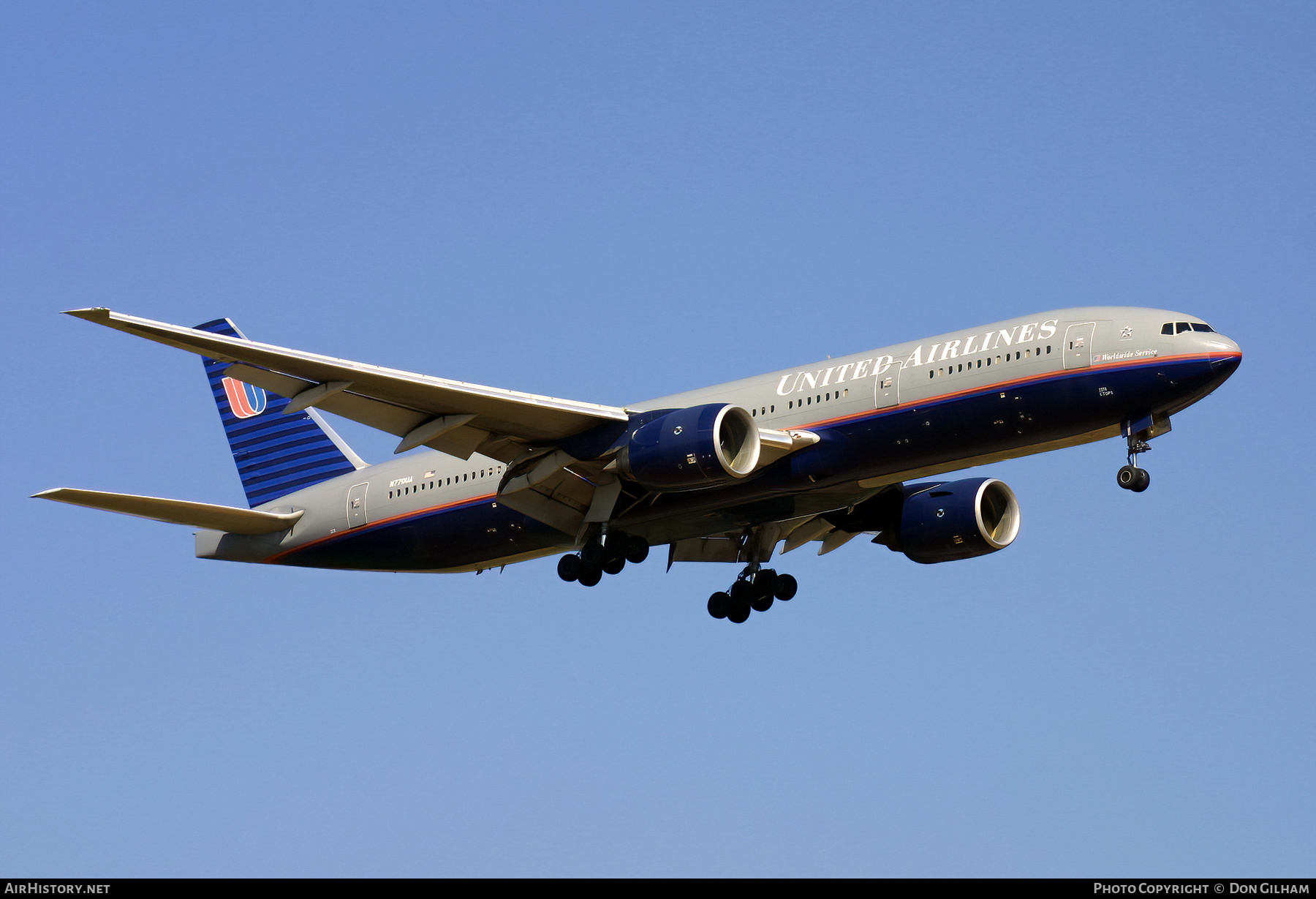 Aircraft Photo of N770UA | Boeing 777-222 | United Airlines | AirHistory.net #328392