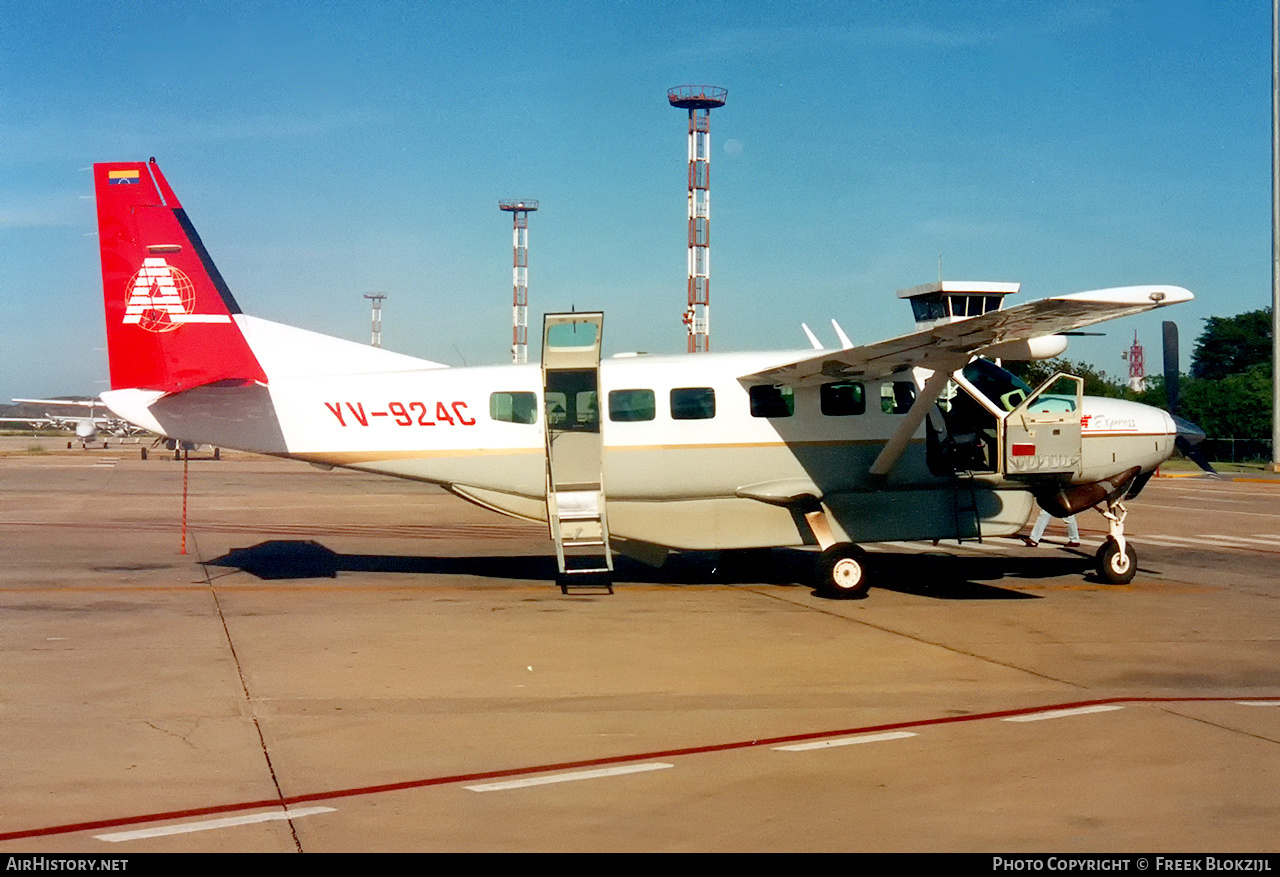 Aircraft Photo of YV-924C | Cessna 208B Grand Caravan EX | Avior Express | AirHistory.net #328395