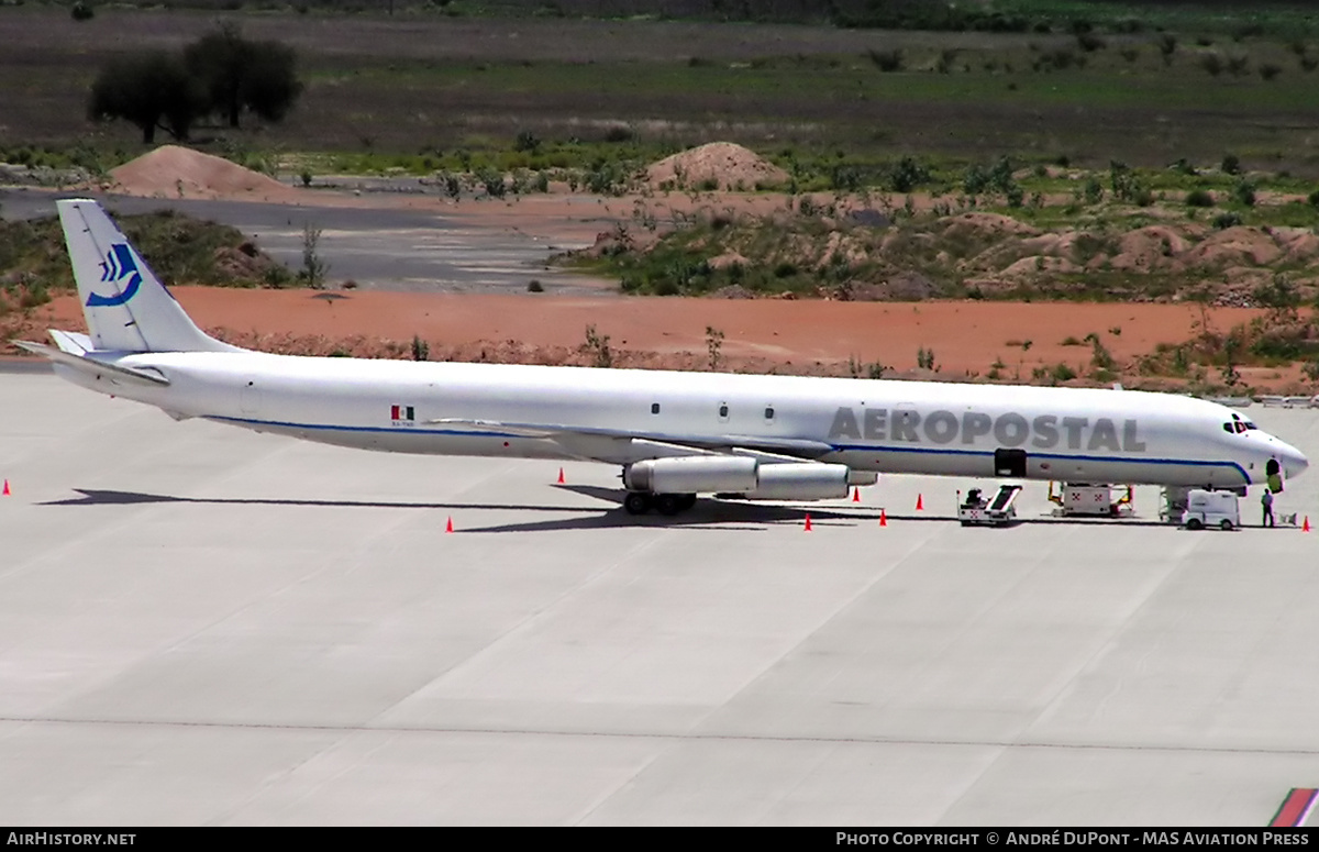 Aircraft Photo of XA-TXS | McDonnell Douglas DC-8-63(F) | AeroPostal Cargo de Mexico | AirHistory.net #328412