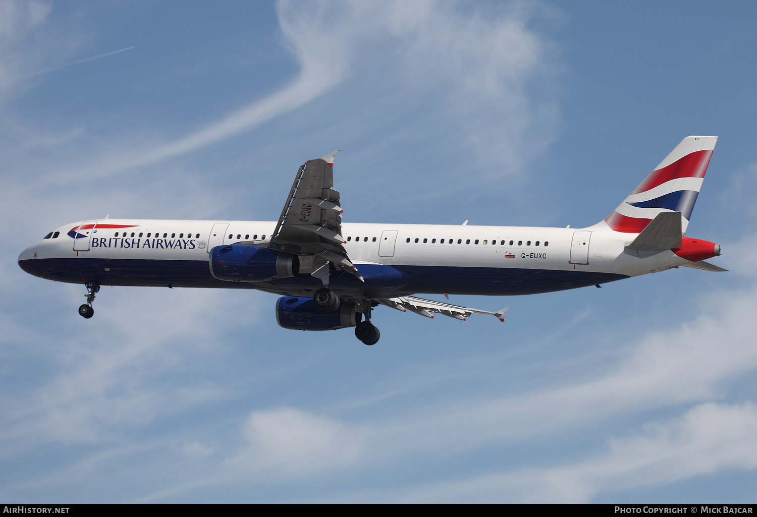 Aircraft Photo of G-EUXC | Airbus A321-231 | British Airways | AirHistory.net #328432