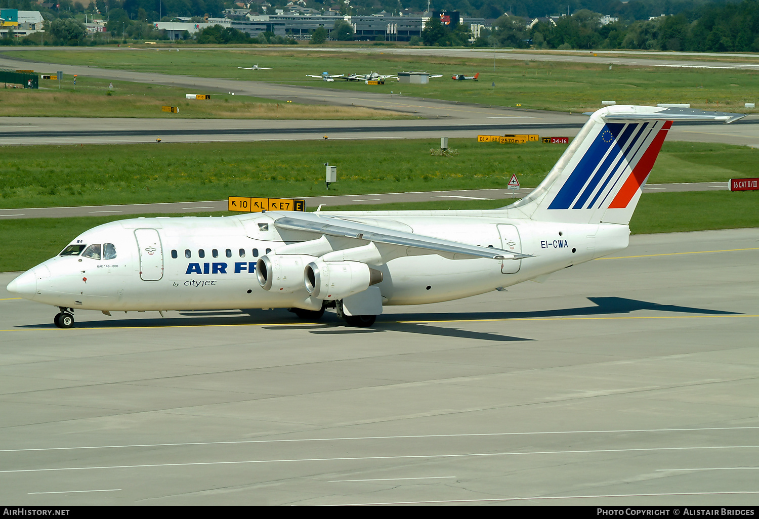 Aircraft Photo of EI-CWA | British Aerospace BAe-146-200A | Air France | AirHistory.net #328436
