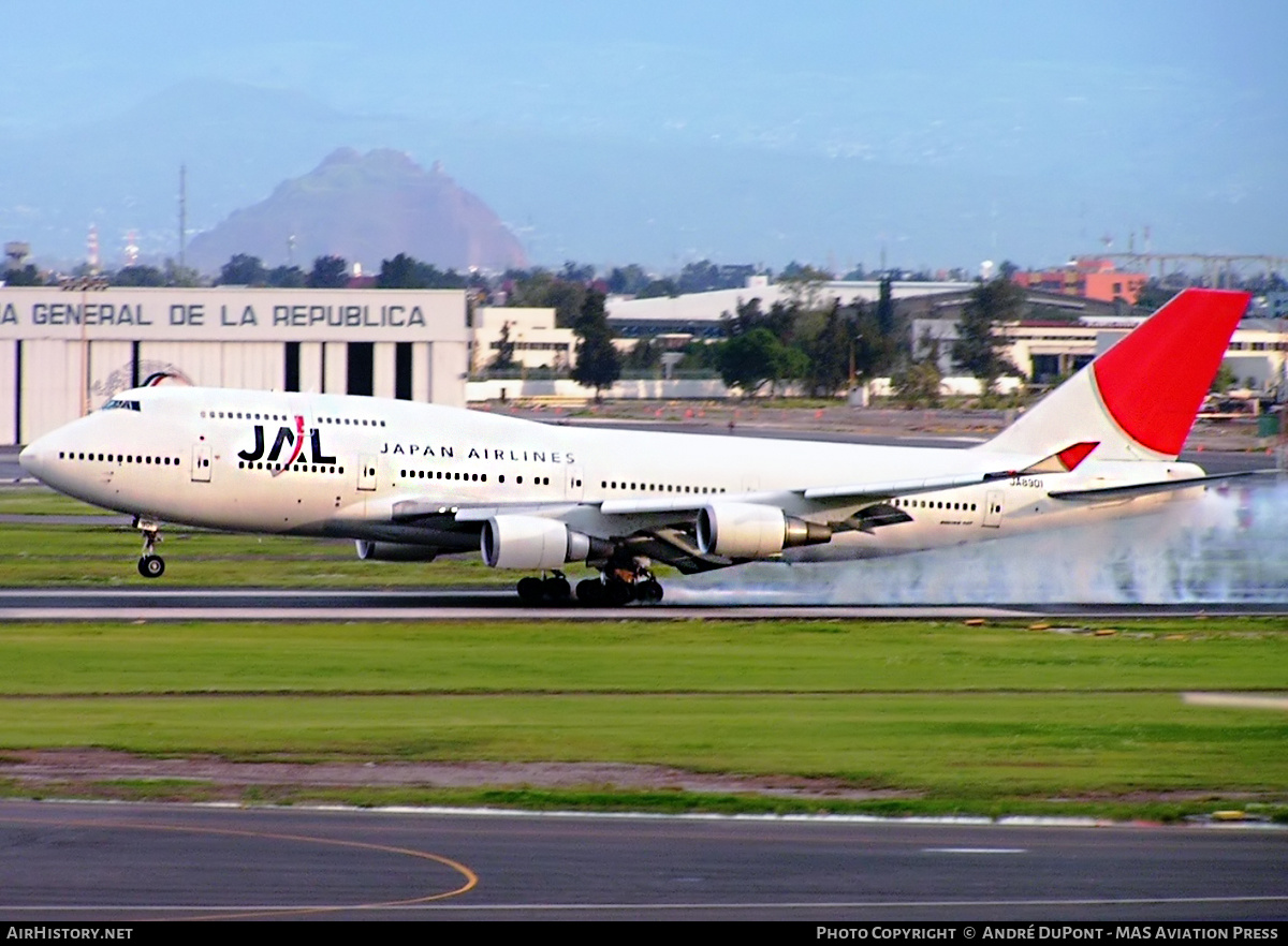 Aircraft Photo of JA8901 | Boeing 747-446 | Japan Airlines - JAL | AirHistory.net #328469