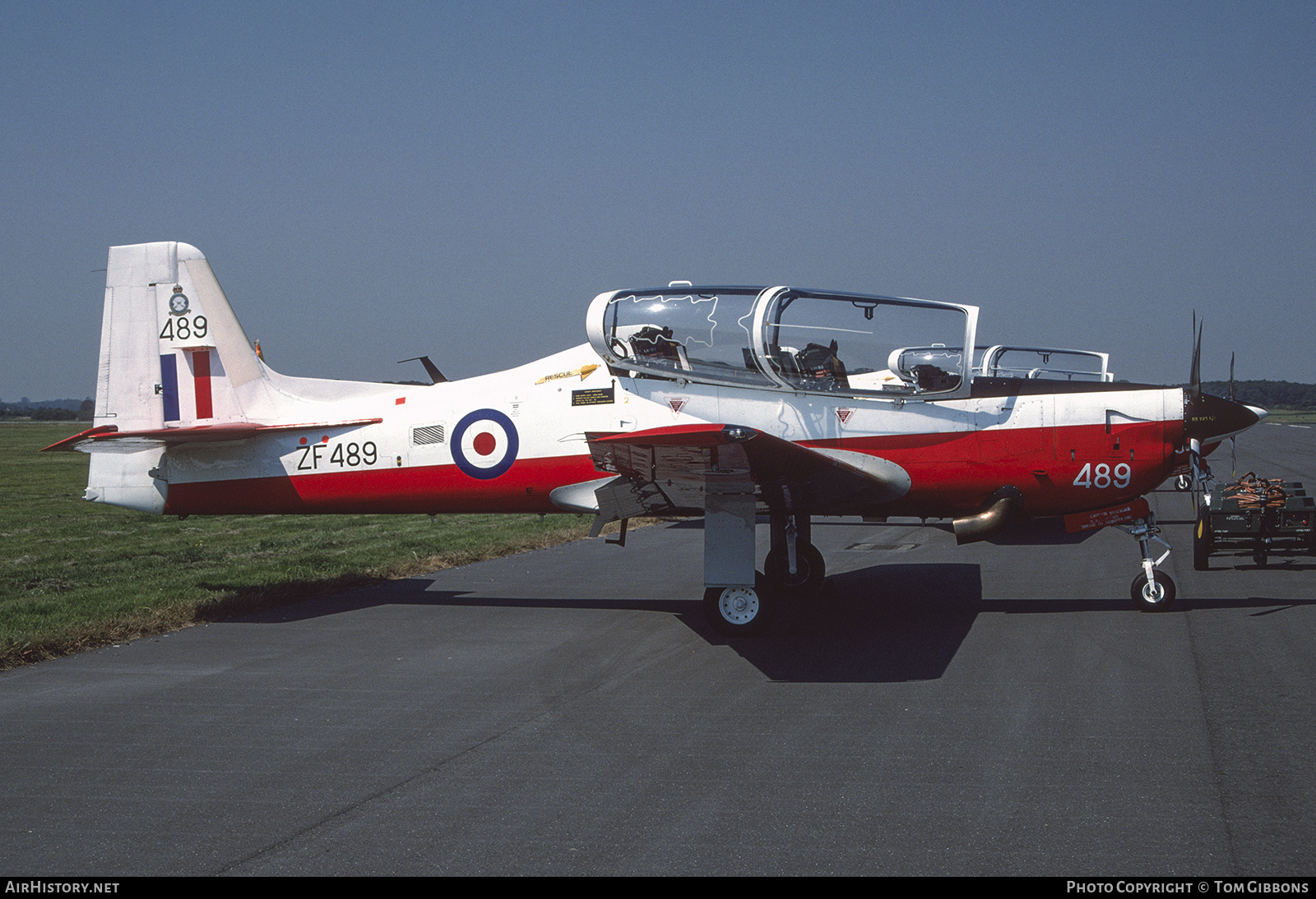 Aircraft Photo of ZF489 | Short S-312 Tucano T1 | UK - Air Force | AirHistory.net #328483