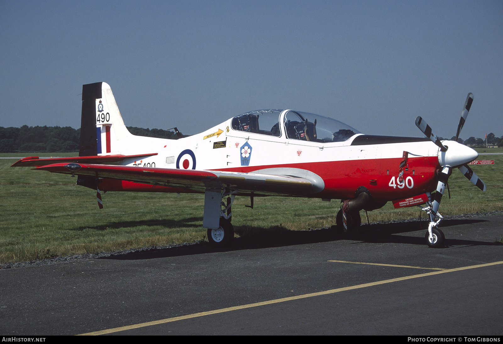 Aircraft Photo of ZF490 | Short S-312 Tucano T1 | UK - Air Force | AirHistory.net #328494