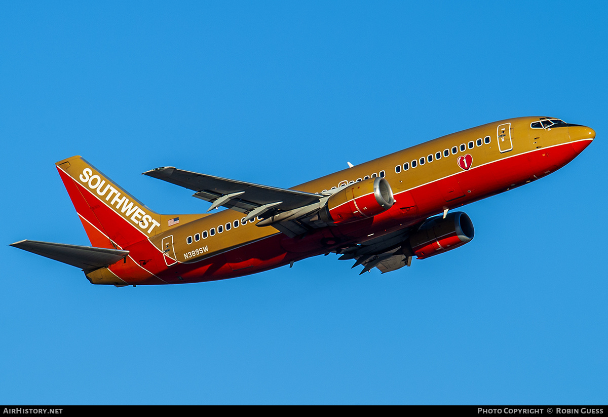 Aircraft Photo of N389SW | Boeing 737-3H4 | Southwest Airlines | AirHistory.net #328505