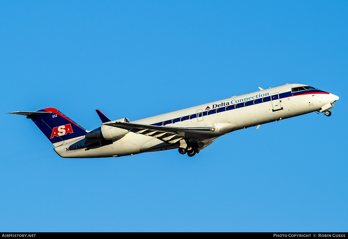 Aircraft Photo of N852AS | Bombardier CRJ-200ER (CL-600-2B19) | Delta Connection | AirHistory.net #328510