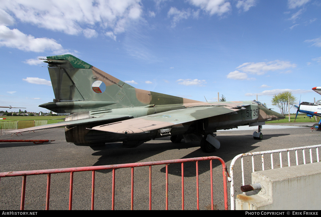 Aircraft Photo of 5735 | Mikoyan-Gurevich MiG-23BN | Czechia - Air Force | AirHistory.net #328535