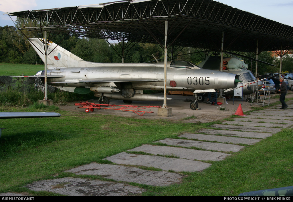 Aircraft Photo of 0305 | Mikoyan-Gurevich MiG-21F-13 | Czechia - Air Force | AirHistory.net #328594