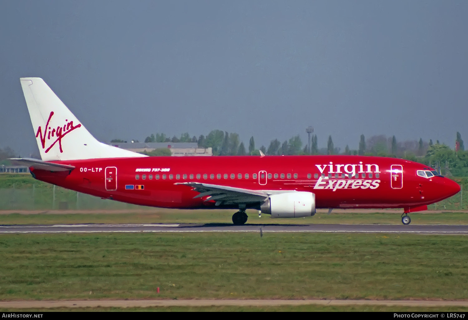 Aircraft Photo of OO-LTP | Boeing 737-33A | Virgin Express | AirHistory.net #328609