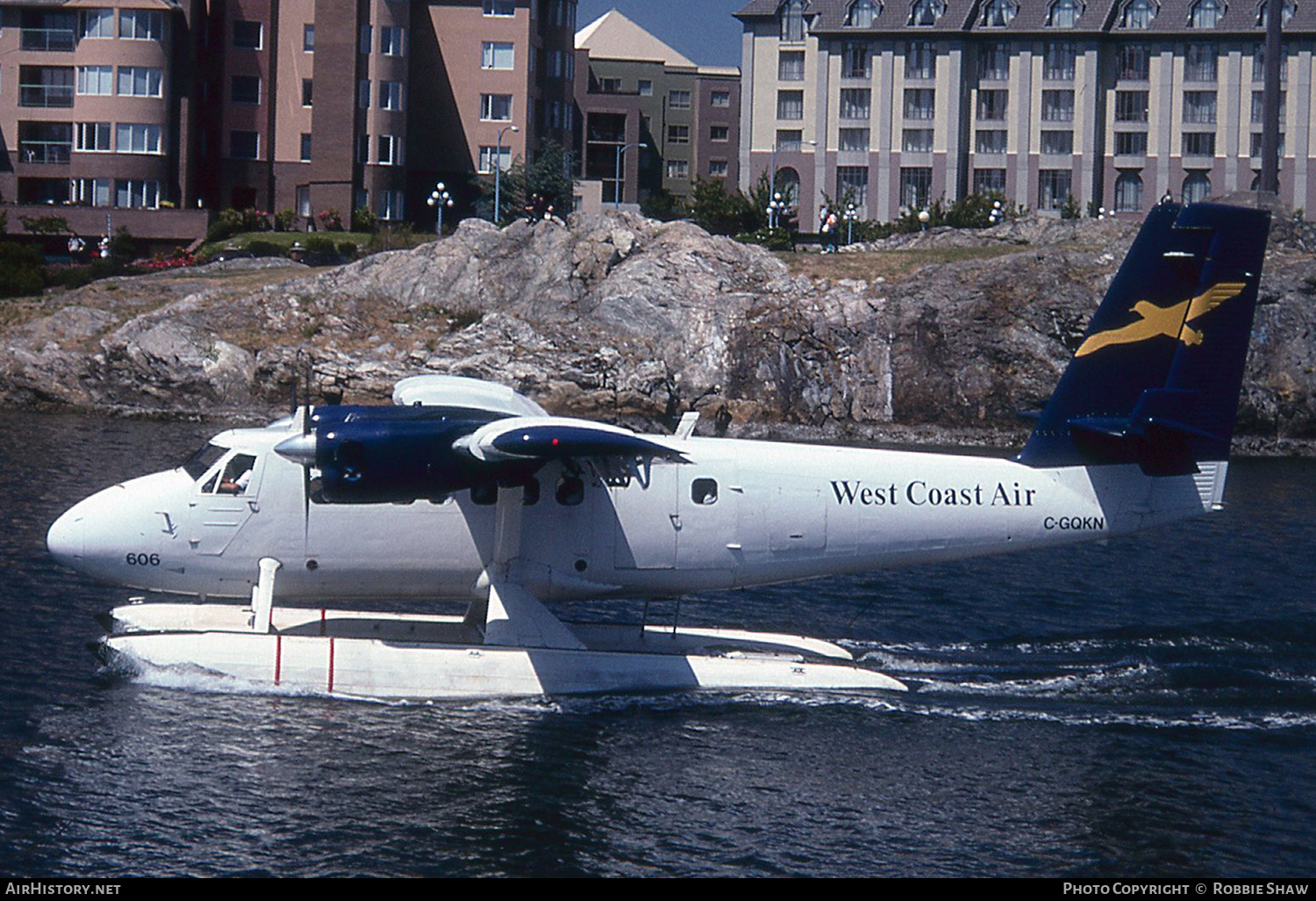 Aircraft Photo of C-GQKN | De Havilland Canada DHC-6-100 Twin Otter | West Coast Air | AirHistory.net #328612
