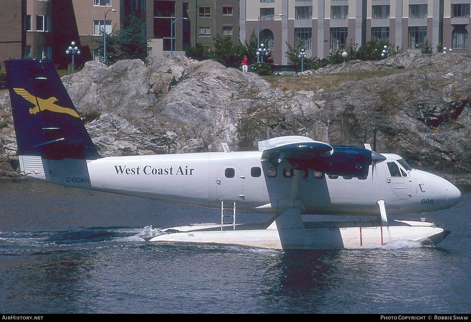 Aircraft Photo of C-GQKN | De Havilland Canada DHC-6-100 Twin Otter | West Coast Air | AirHistory.net #328635