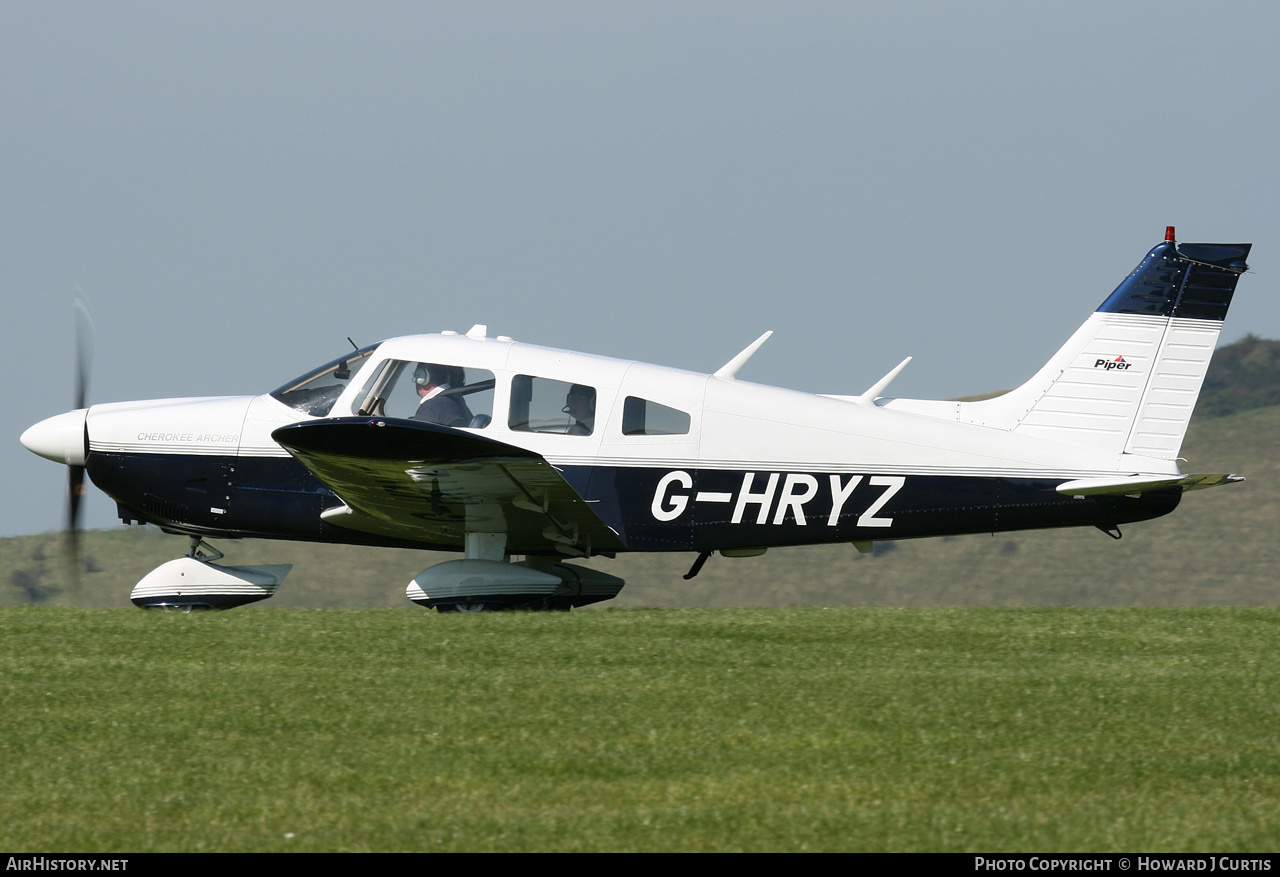Aircraft Photo of G-HRYZ | Piper PA-28-180 Cherokee Archer | AirHistory.net #328649
