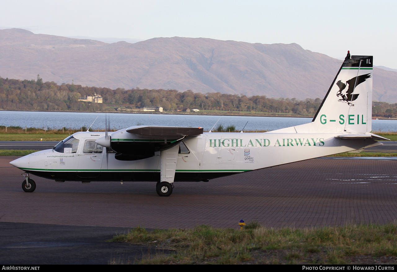 Aircraft Photo of G-SEIL | Pilatus Britten-Norman BN-2B-27 Islander | Highland Airways | AirHistory.net #328650