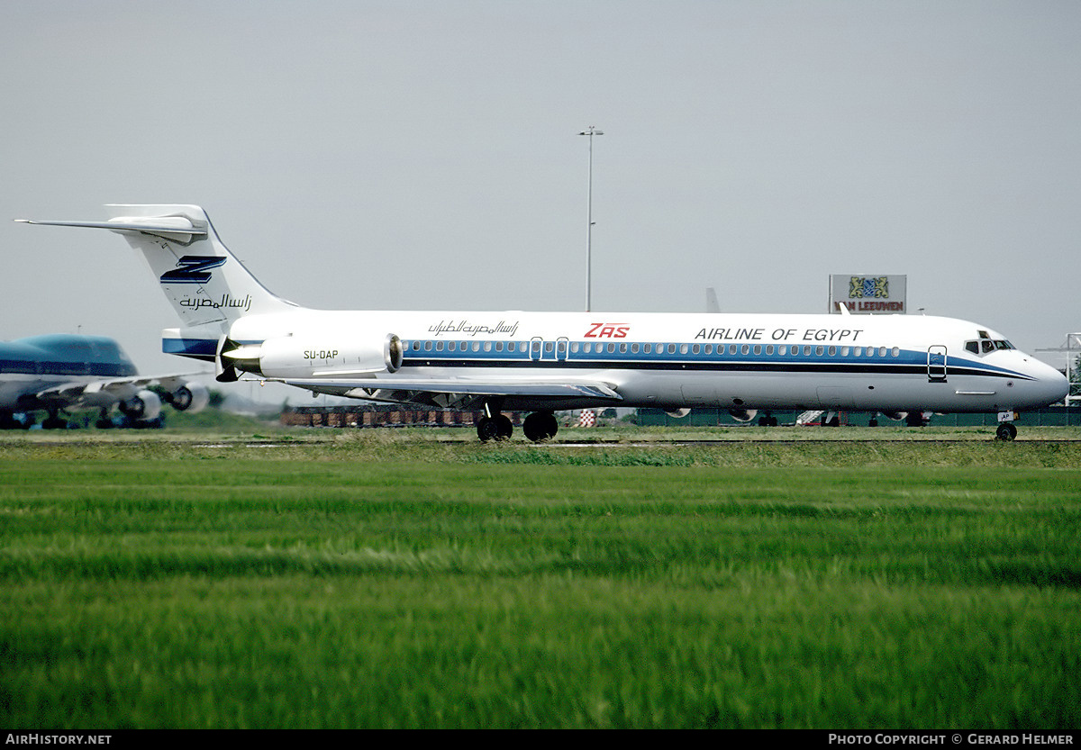 Aircraft Photo of SU-DAP | McDonnell Douglas MD-87 (DC-9-87) | ZAS Airline of Egypt | AirHistory.net #328655