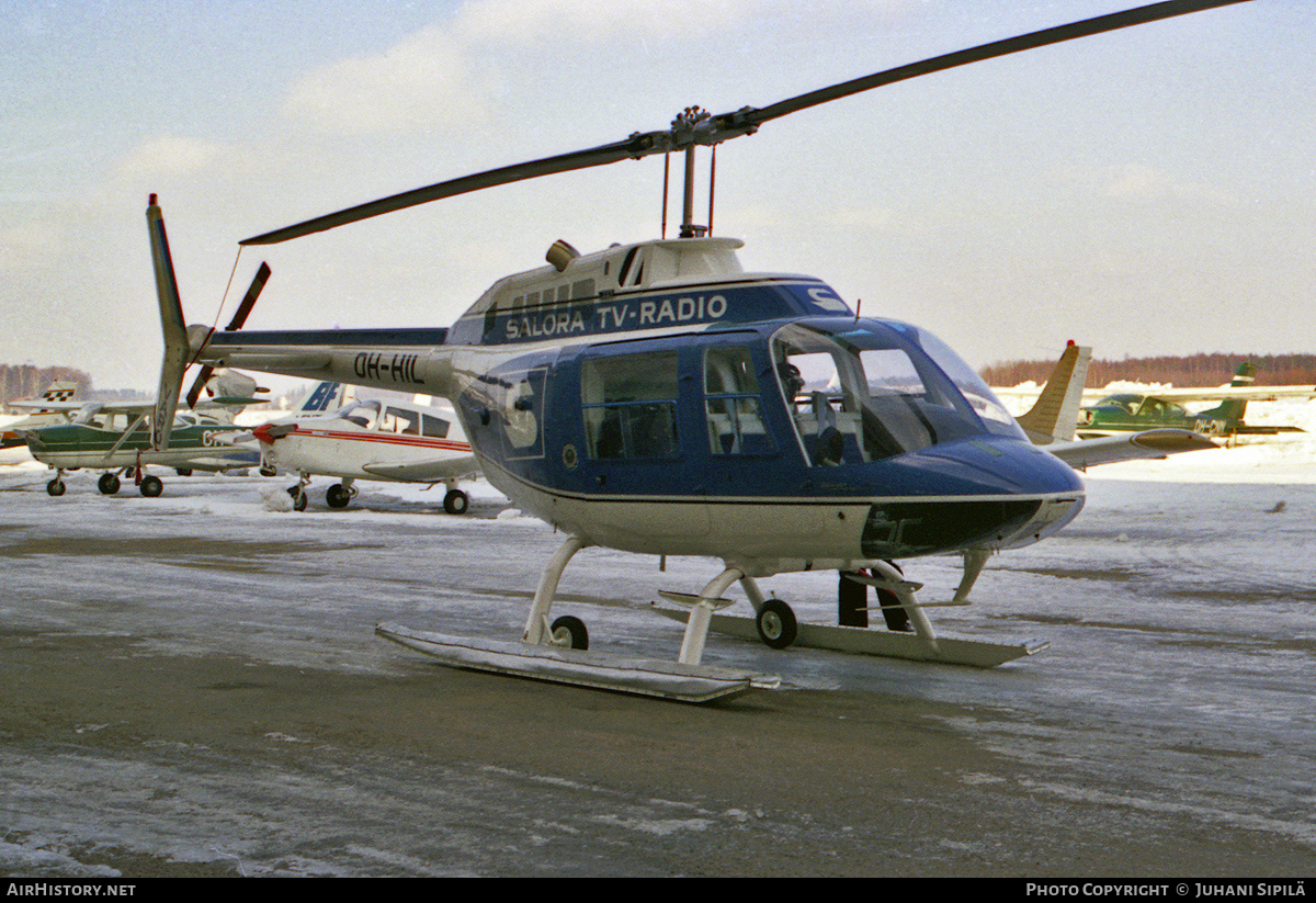Aircraft Photo of OH-HIL | Bell AB-206B JetRanger II | Salora | AirHistory.net #328687