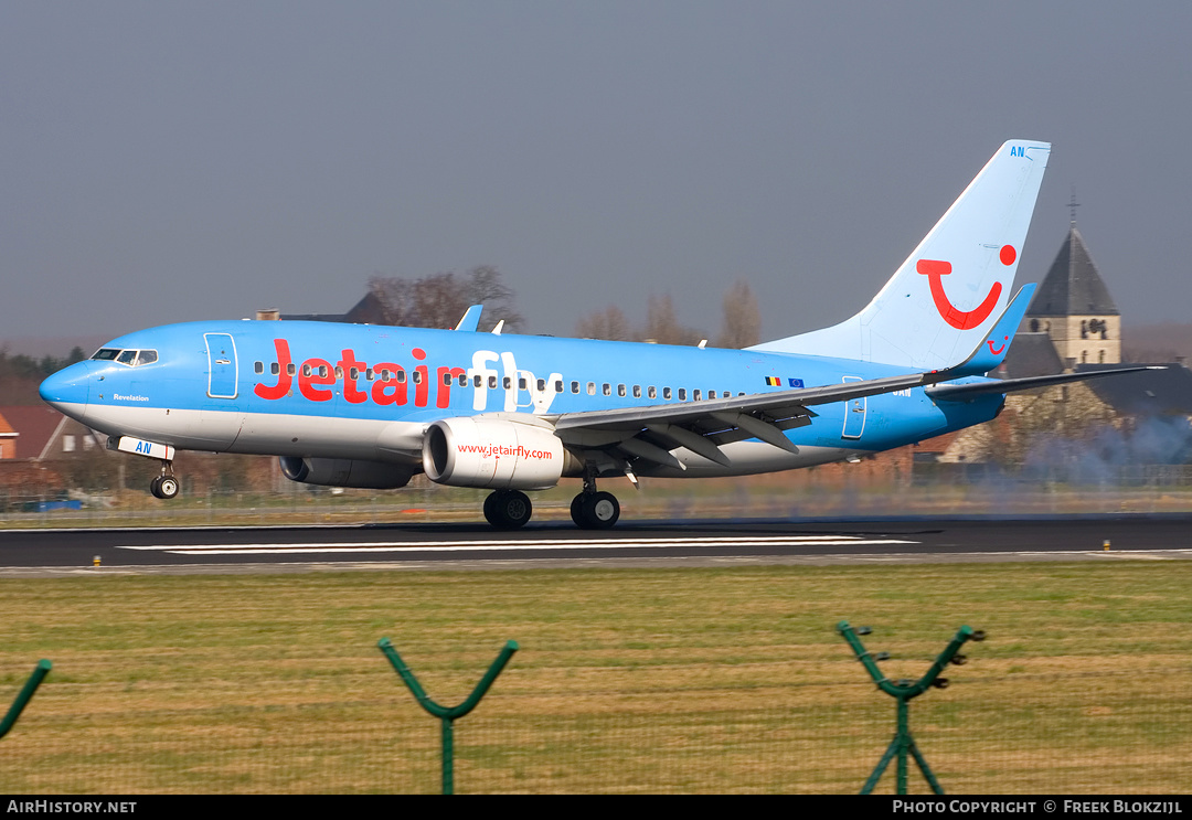 Aircraft Photo of OO-JAN | Boeing 737-76N | Jetairfly | AirHistory.net #328695