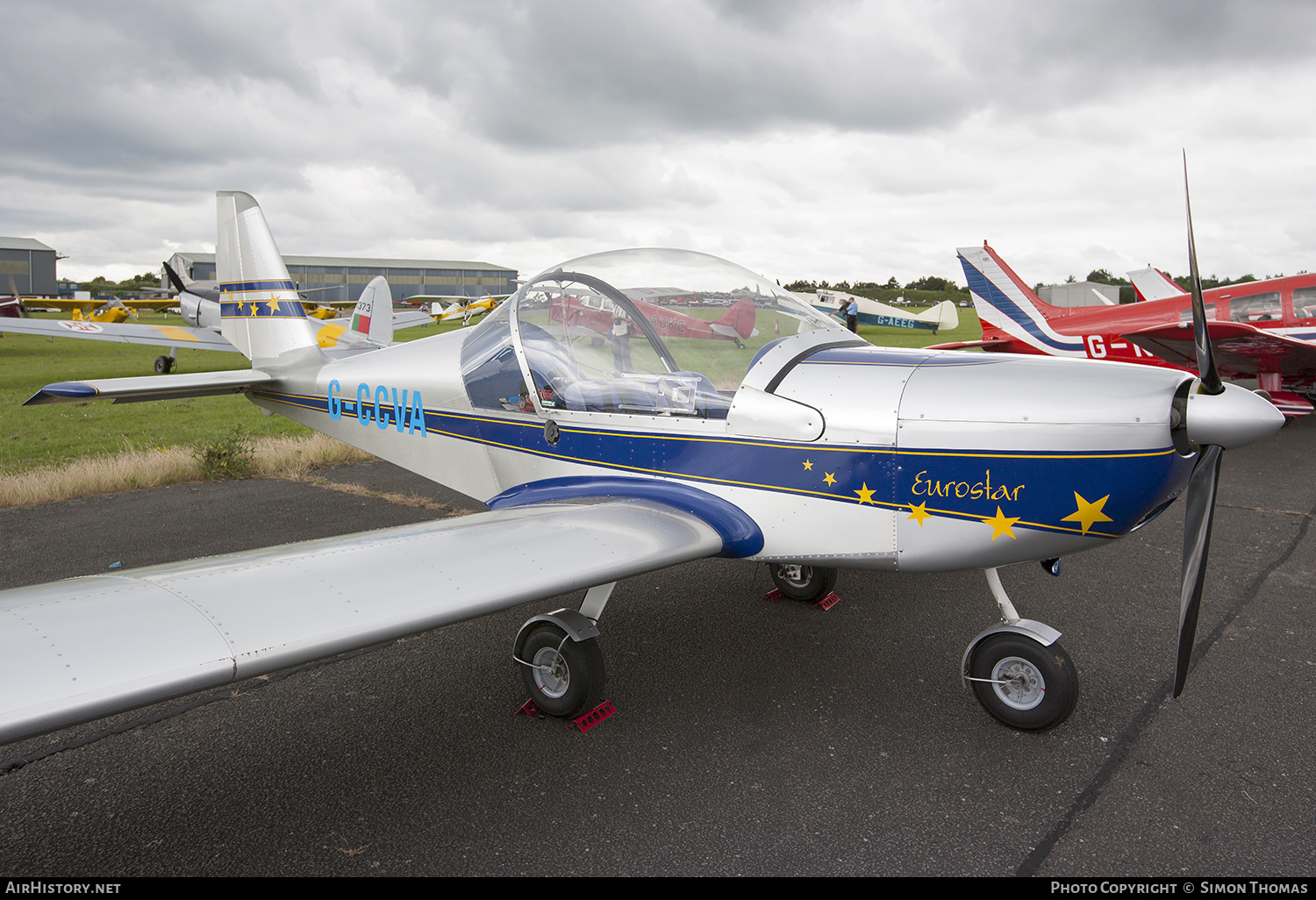 Aircraft Photo of G-CCVA | Evektor-Aerotechnik EV-97 Eurostar | AirHistory.net #328704