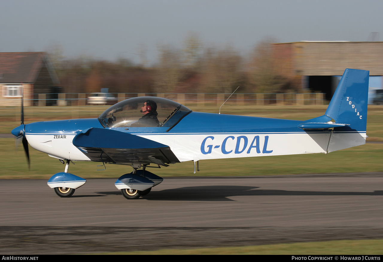 Aircraft Photo of G-CDAL | Zenair CH-601 UL Zodiac | AirHistory.net #328708