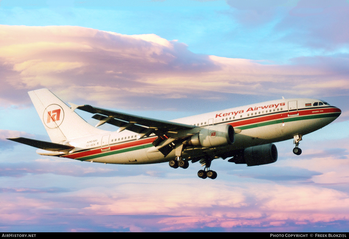 Aircraft Photo of 5Y-BEN | Airbus A310-304 | Kenya Airways | AirHistory.net #328726