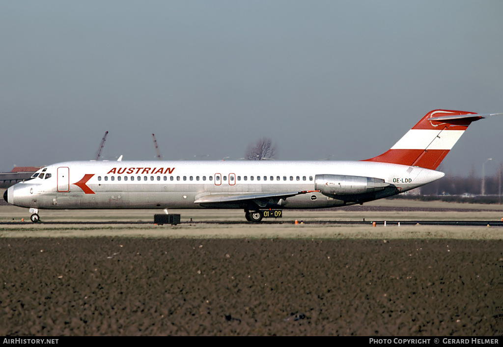 Aircraft Photo of OE-LDD | McDonnell Douglas DC-9-32 | Austrian Airlines | AirHistory.net #328740