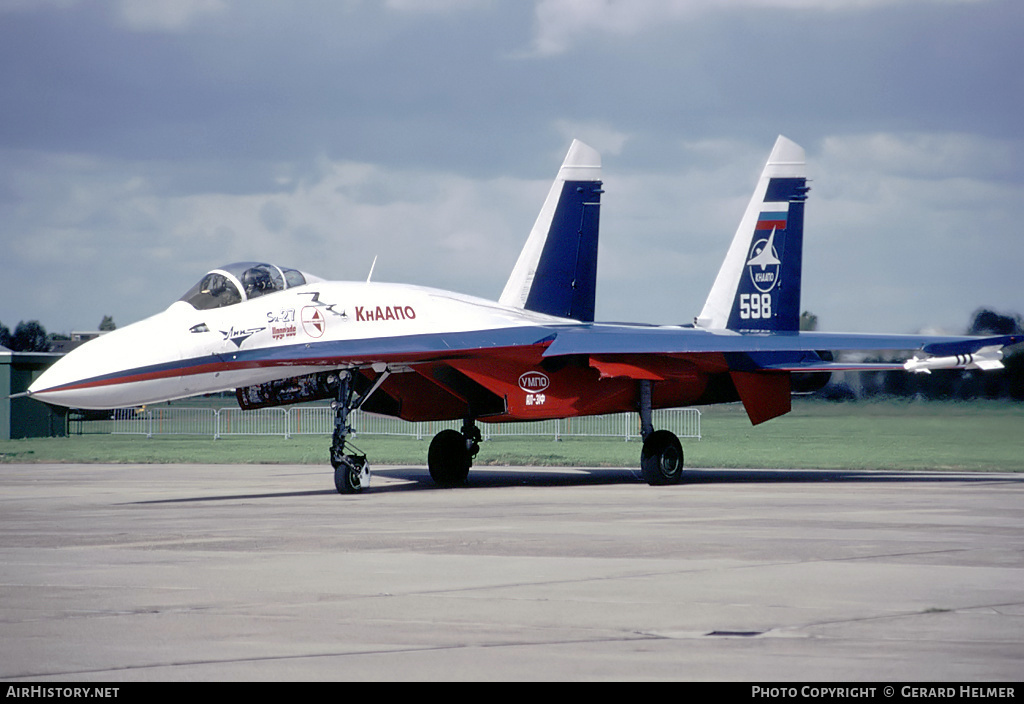 Aircraft Photo of 598 white | Sukhoi Su-27P | Russia - Air Force | AirHistory.net #328770