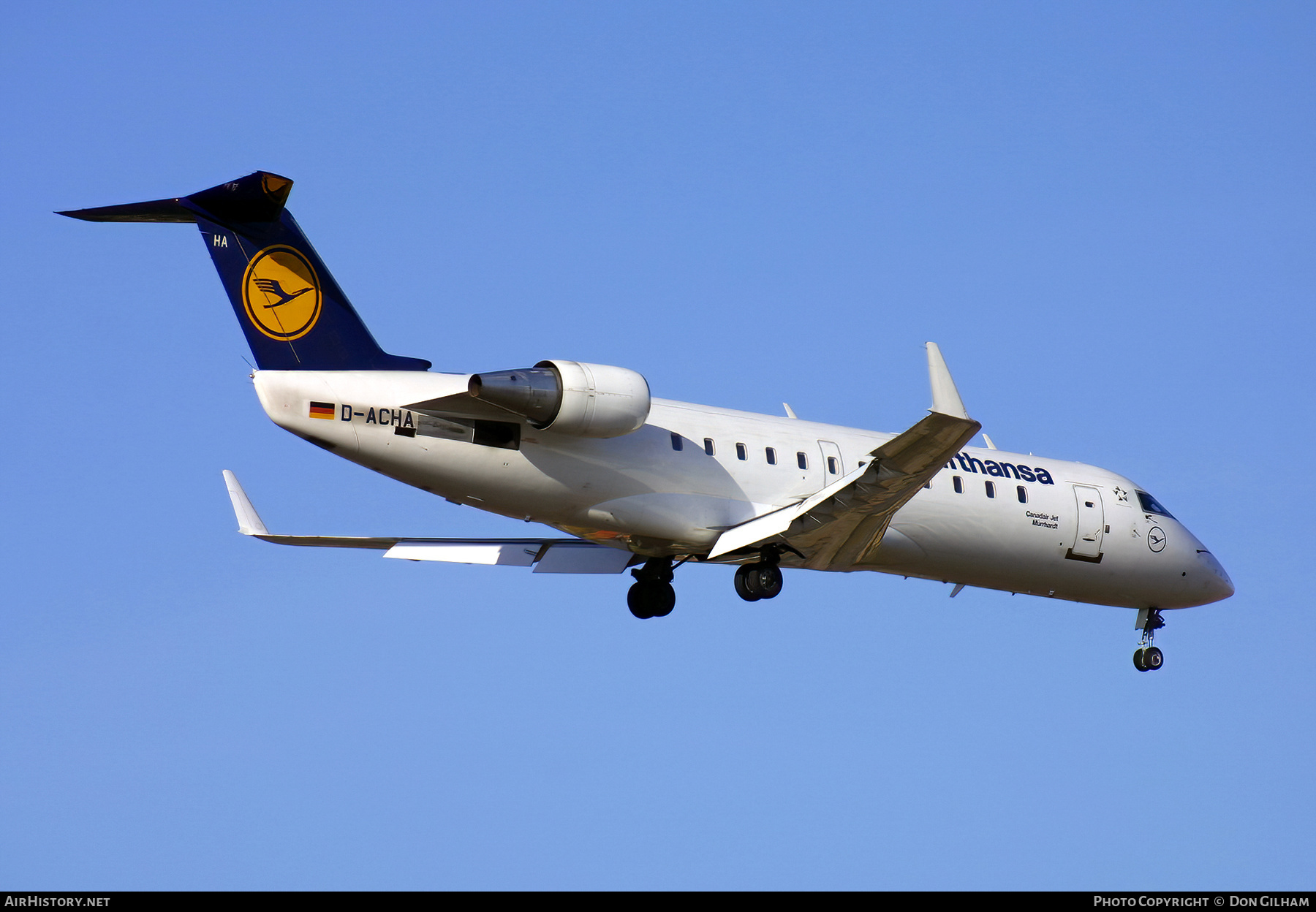 Aircraft Photo of D-ACHA | Bombardier CRJ-200LR (CL-600-2B19) | Lufthansa | AirHistory.net #328793