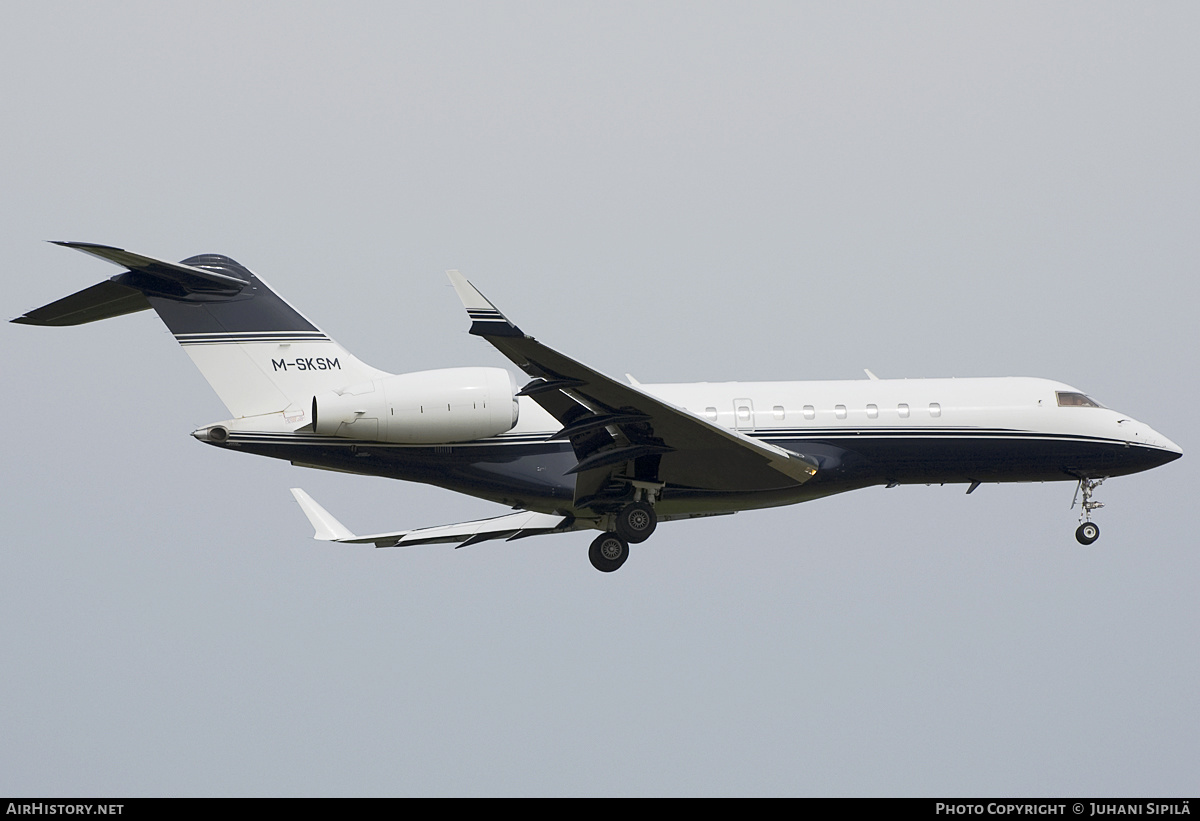 Aircraft Photo of M-SKSM | Bombardier Global 5000 (BD-700-1A11) | AirHistory.net #328809