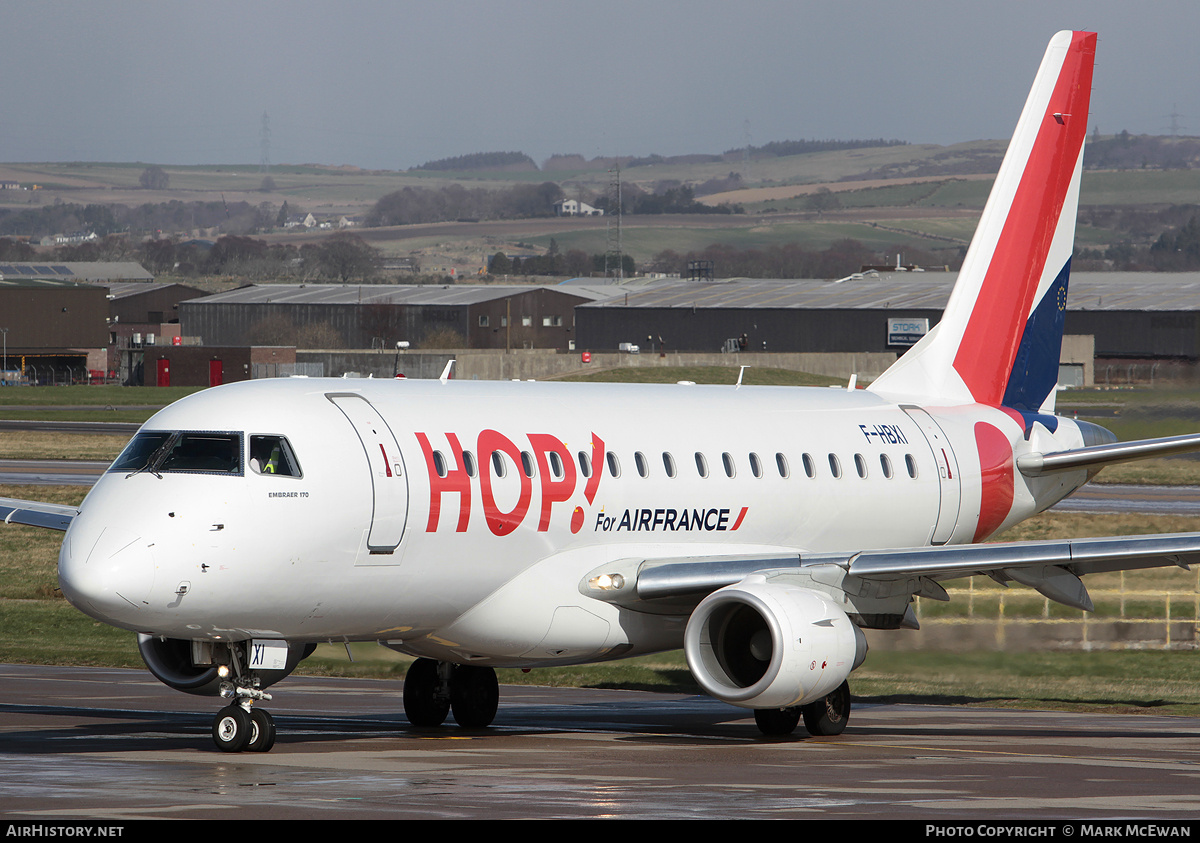 Aircraft Photo of F-HBXI | Embraer 170STD (ERJ-170-100STD) | Hop! | AirHistory.net #328812