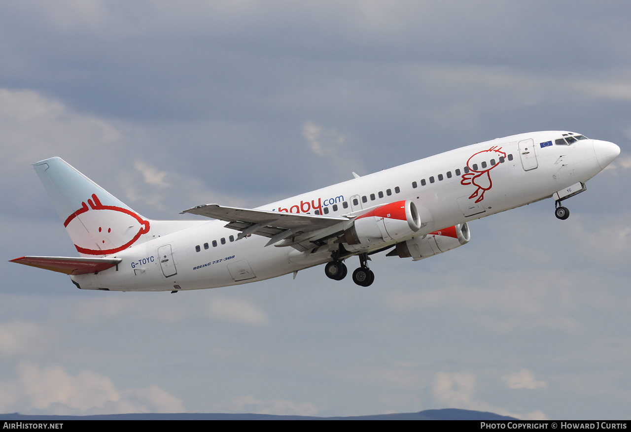 Aircraft Photo of G-TOYC | Boeing 737-3Q8 | Bmibaby | AirHistory.net #328818