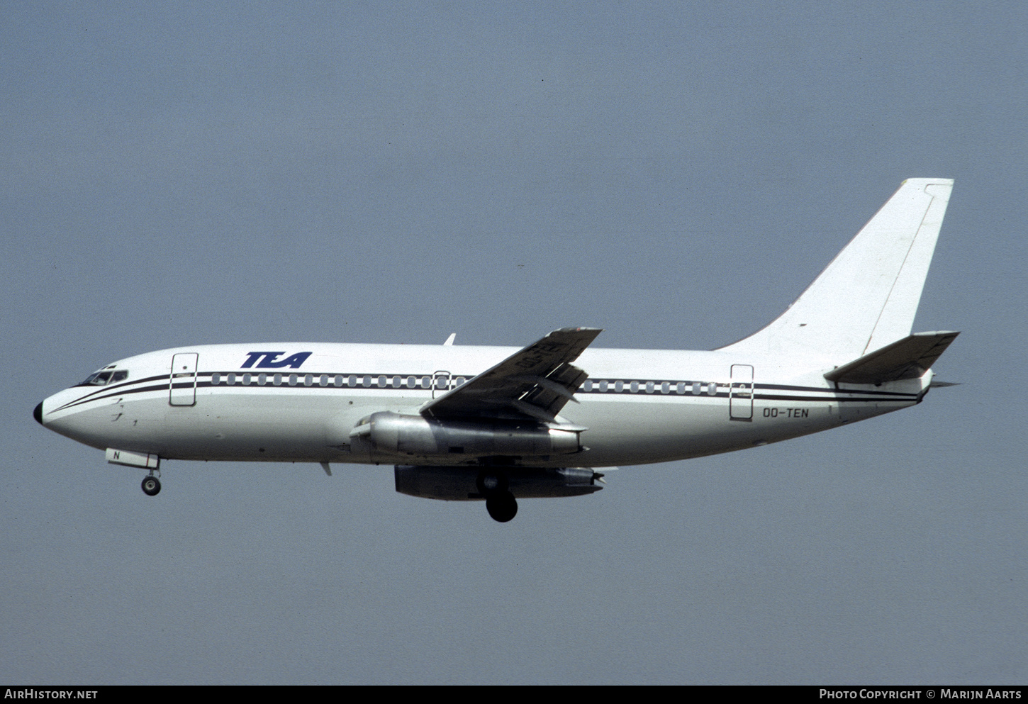 Aircraft Photo of OO-TEN | Boeing 737-2M8/Adv | TEA - Trans European Airways | AirHistory.net #328837
