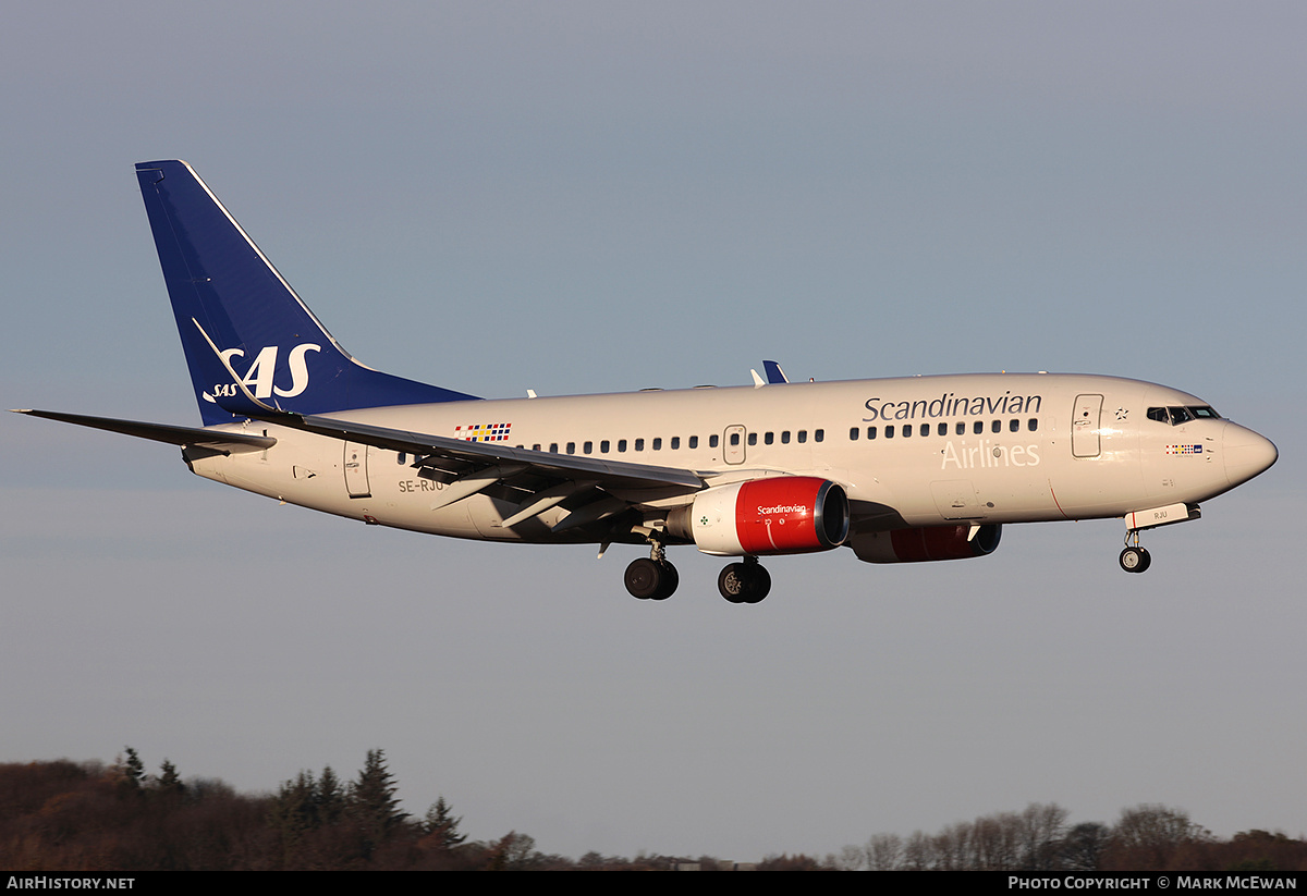 Aircraft Photo of SE-RJU | Boeing 737-76N | Scandinavian Airlines - SAS | AirHistory.net #328851