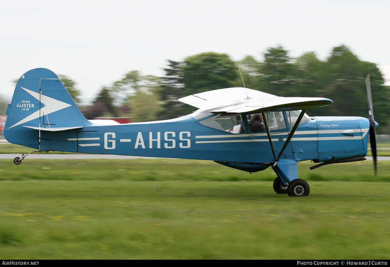 Aircraft Photo of G-AHSS | Auster J-1N Alpha | AirHistory.net #328854
