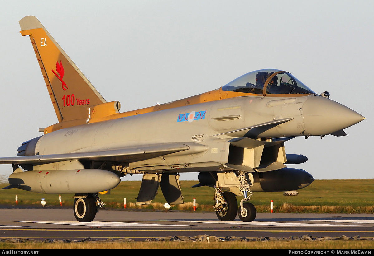 Aircraft Photo of ZK342 | Eurofighter EF-2000 Typhoon FGR4 | UK - Air Force | AirHistory.net #328870