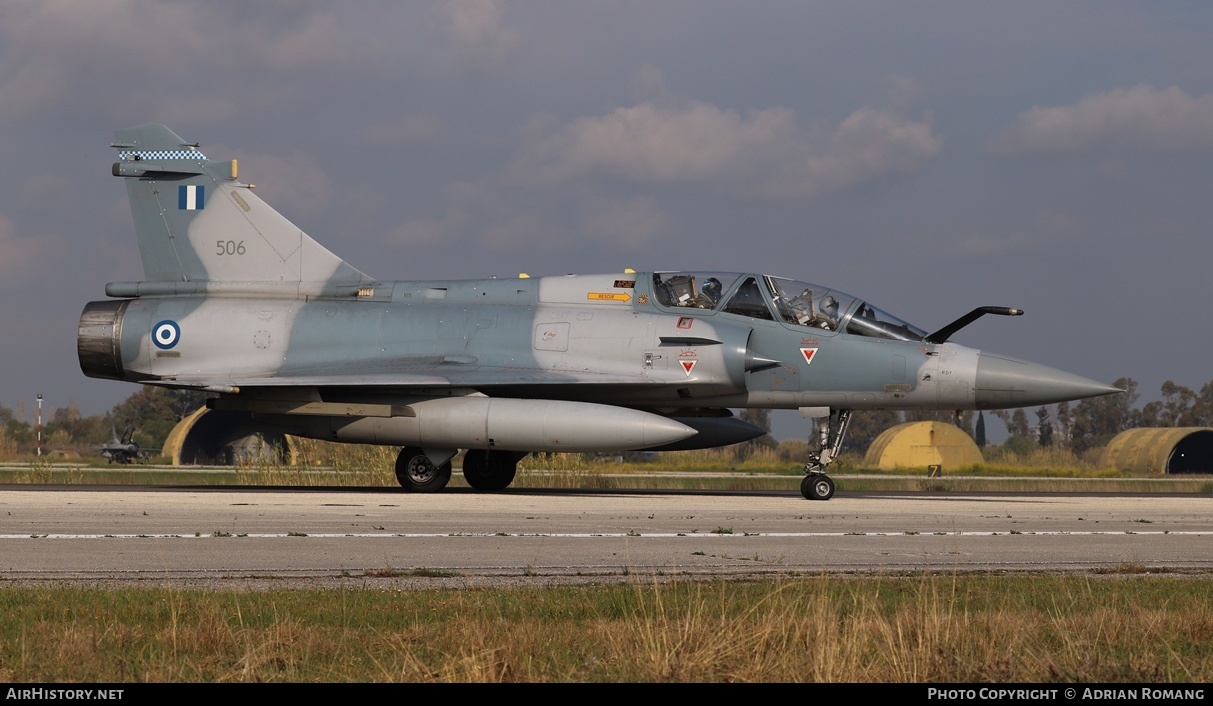 Aircraft Photo of 506 | Dassault Mirage 2000-5B Mk2 | Greece - Air Force | AirHistory.net #328889